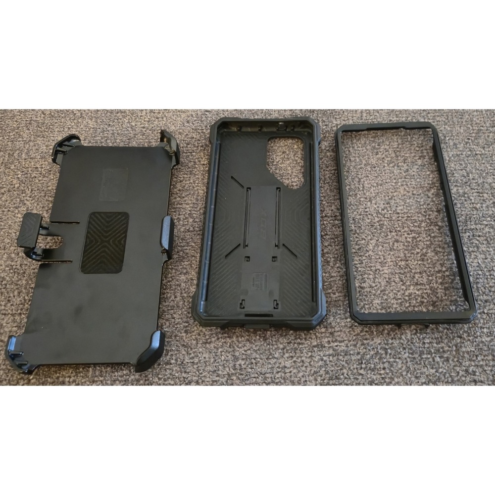 i-Blason Armorbox Rugged Case for Samsung S23 Ultra - Black Holster & Kickstand